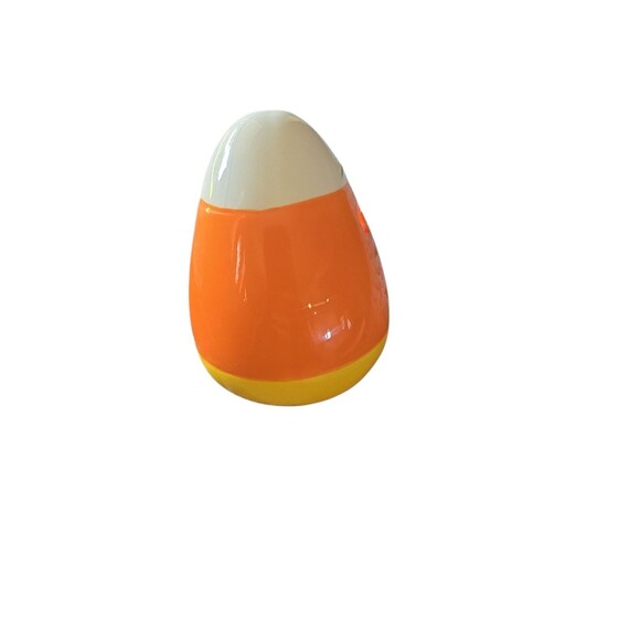 Mr. Halloween Ceramic Candy Corn With Faces Mr. Christmas Light Up Candy Corn - Picture 2 of 15